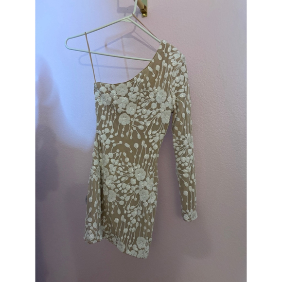 Women's The Population Dress, White, Size S - Picture 4 of 8